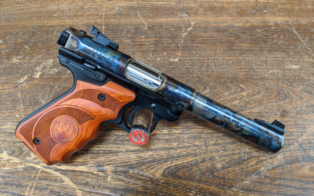 Turnbull Finished Ruger Mark IV, Wood Grips – Sold