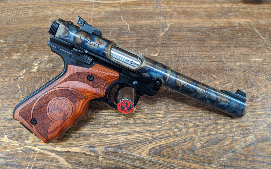 Turnbull Finished Ruger Mark IV, Wood Grips – Sold