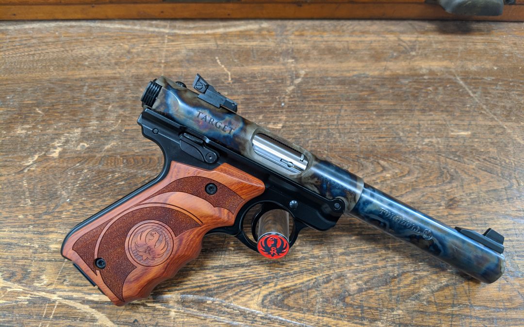 Turnbull Finished Ruger Mark IV, Wood Grips – Sold