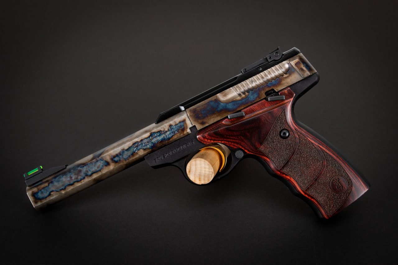 Turnbull Finished Browning Buck Mark Plus Rosewood Udx Sold Turnbull Restoration 1691