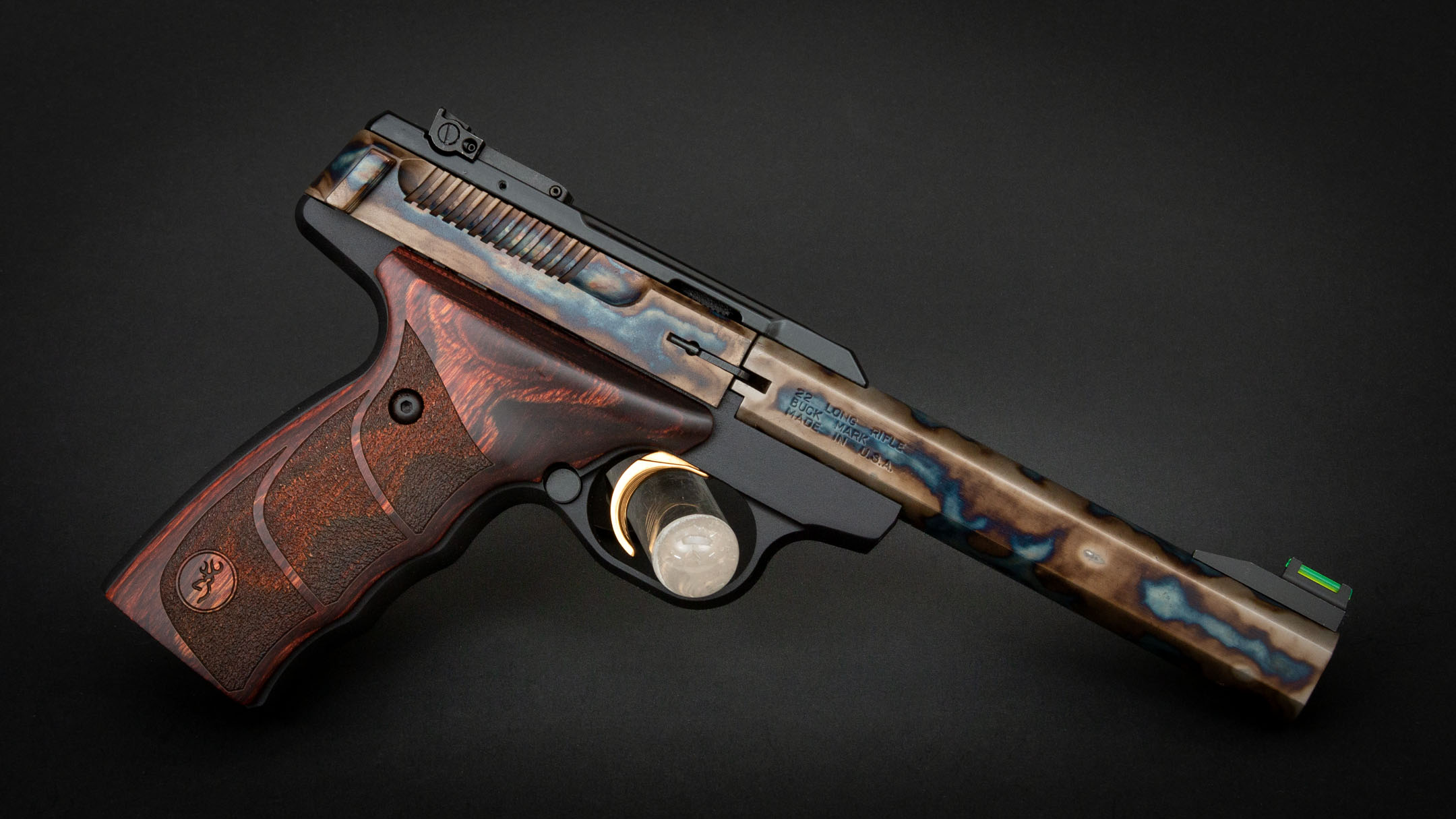 Turnbull Finished Browning Buck Mark Plus Rosewood Udx Turnbull Restoration 8915