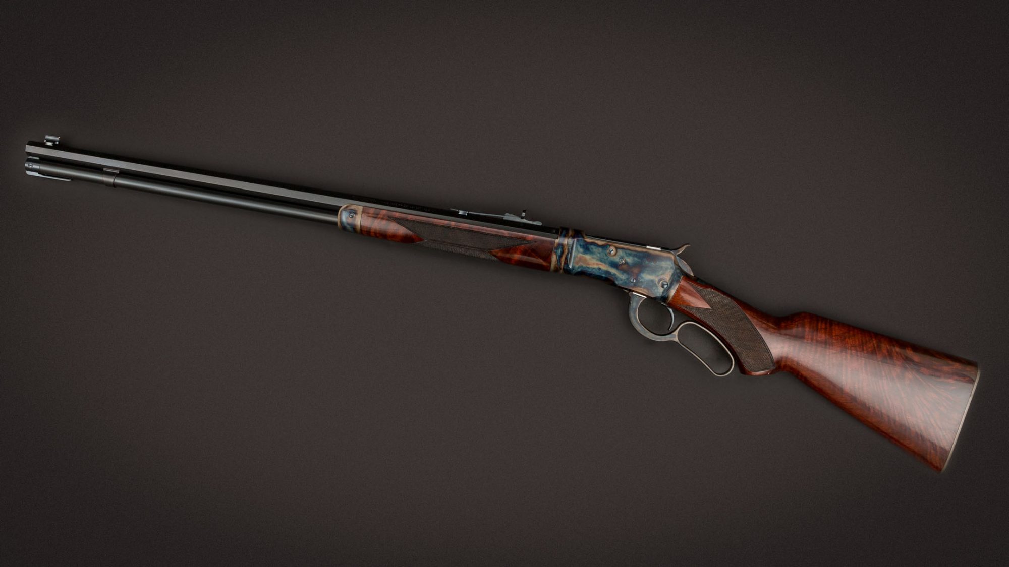 Winchester 1892 Deluxe Takedown featuring museum-grade wood and metal finishes by Turnbull Restoration