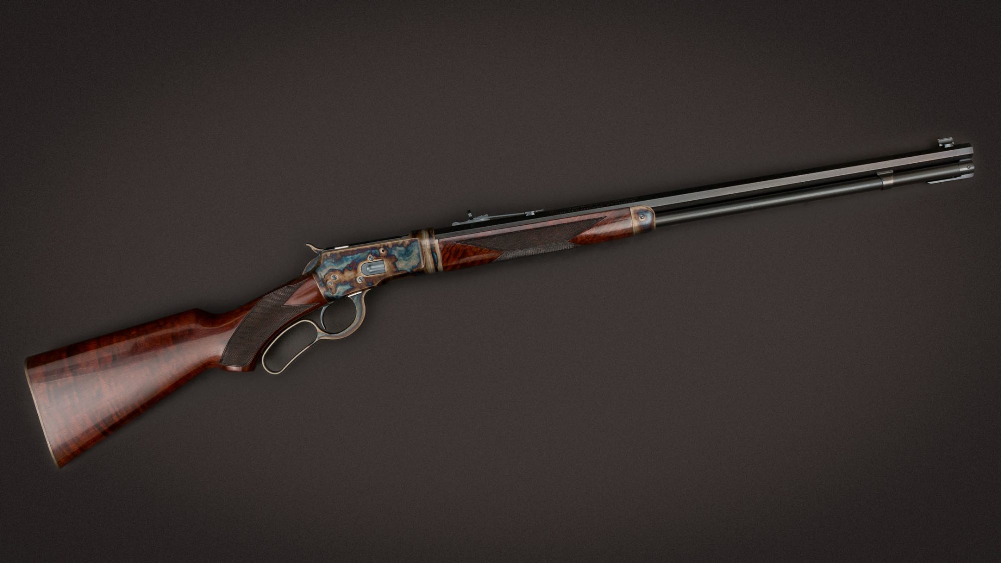 Winchester 1892 Deluxe Takedown featuring museum-grade wood and metal finishes by Turnbull Restoration