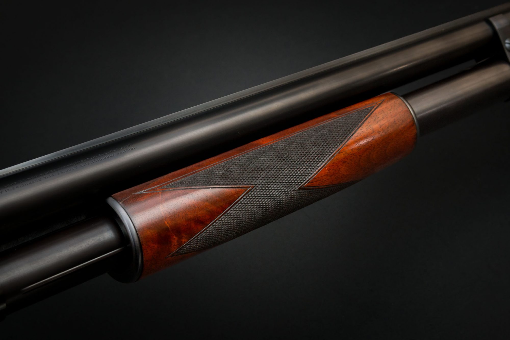 Winchester Model 1912 gauge shotgun, previously restored by Turnbull Restoration