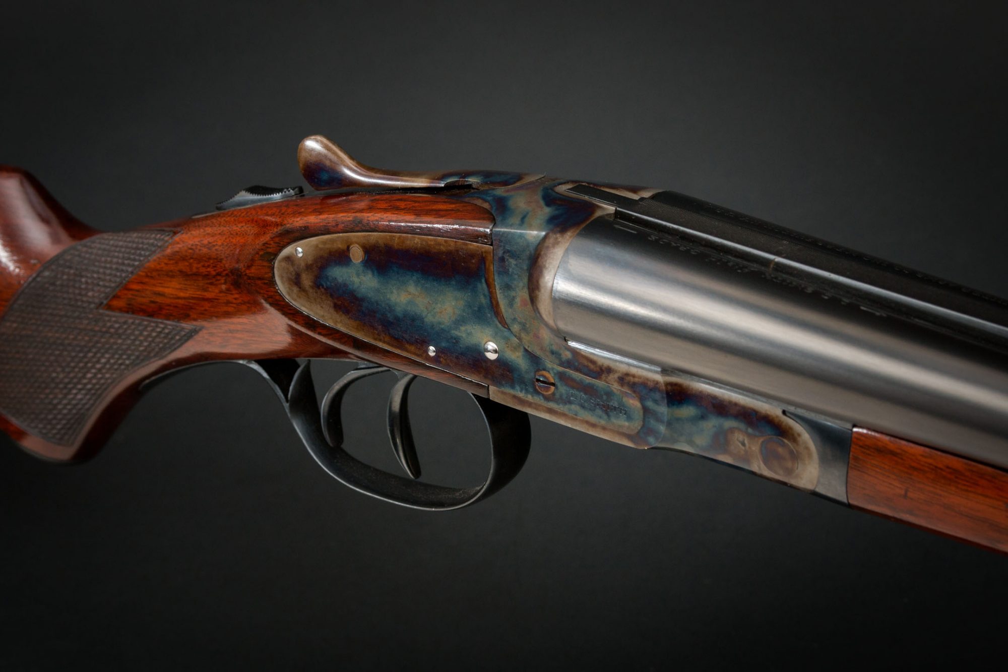 L.C. Smith Field Grade 20 gauge shotgun, previously restored by Turnbull Restoration