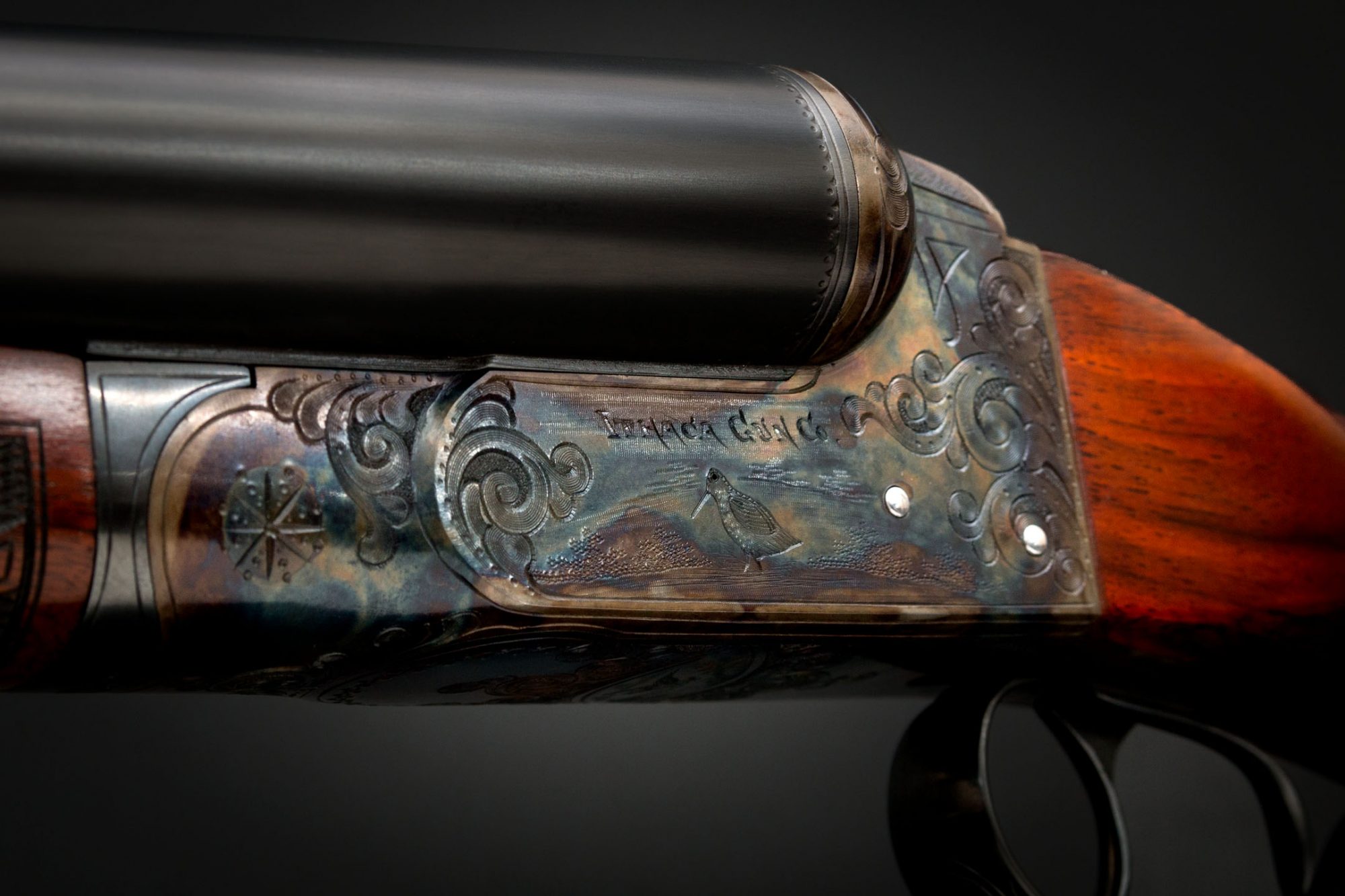 Ithaca Grade 3 Flues 10 gauge side by side shotgun, previously restored by Turnbull Restoration