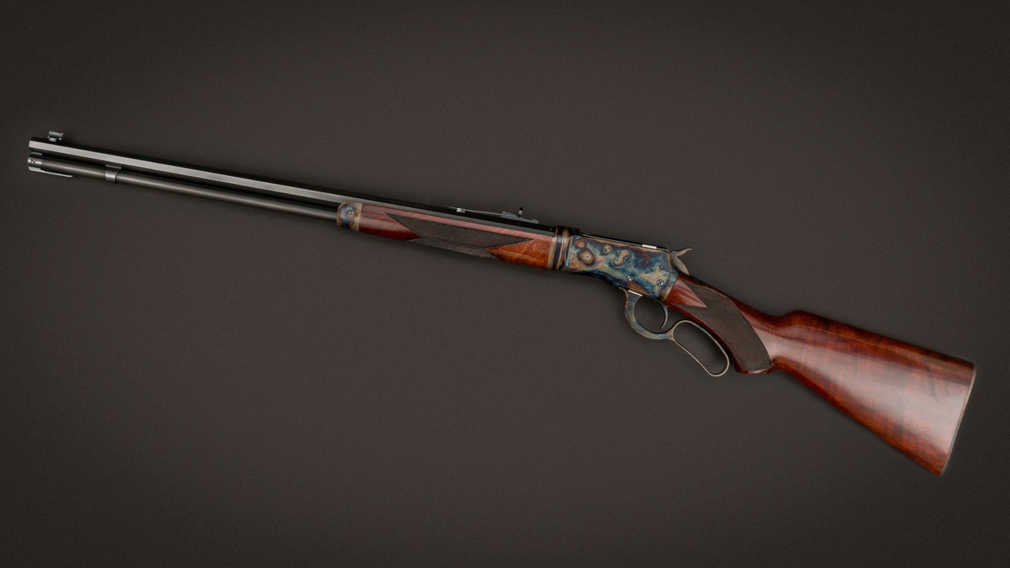 Winchester 1892 Deluxe Takedown featuring museum-grade wood and metal finishes by Turnbull Restoration