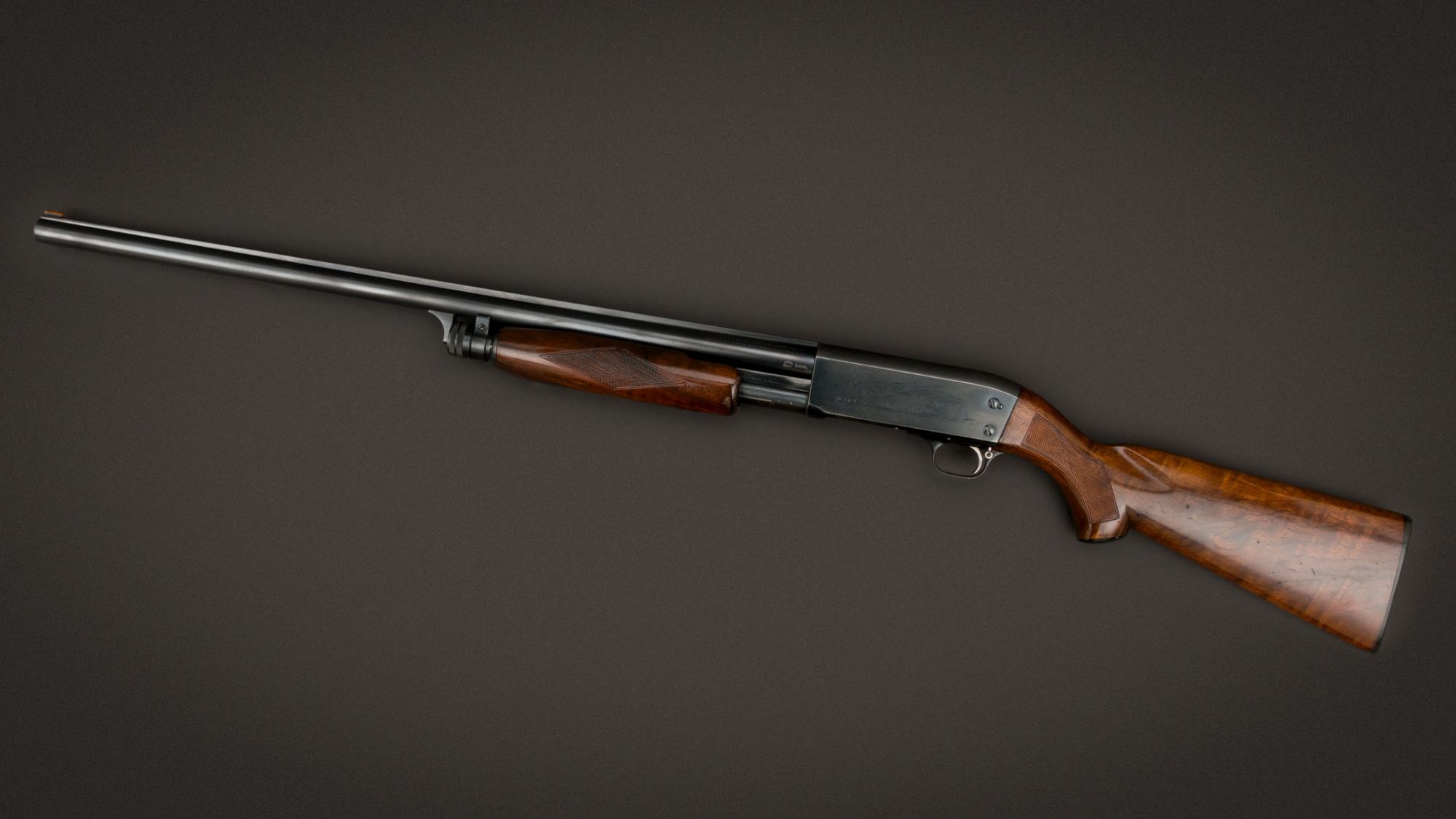 Ithaca Model 37R Deluxe 12 gauge shotgun from 1959