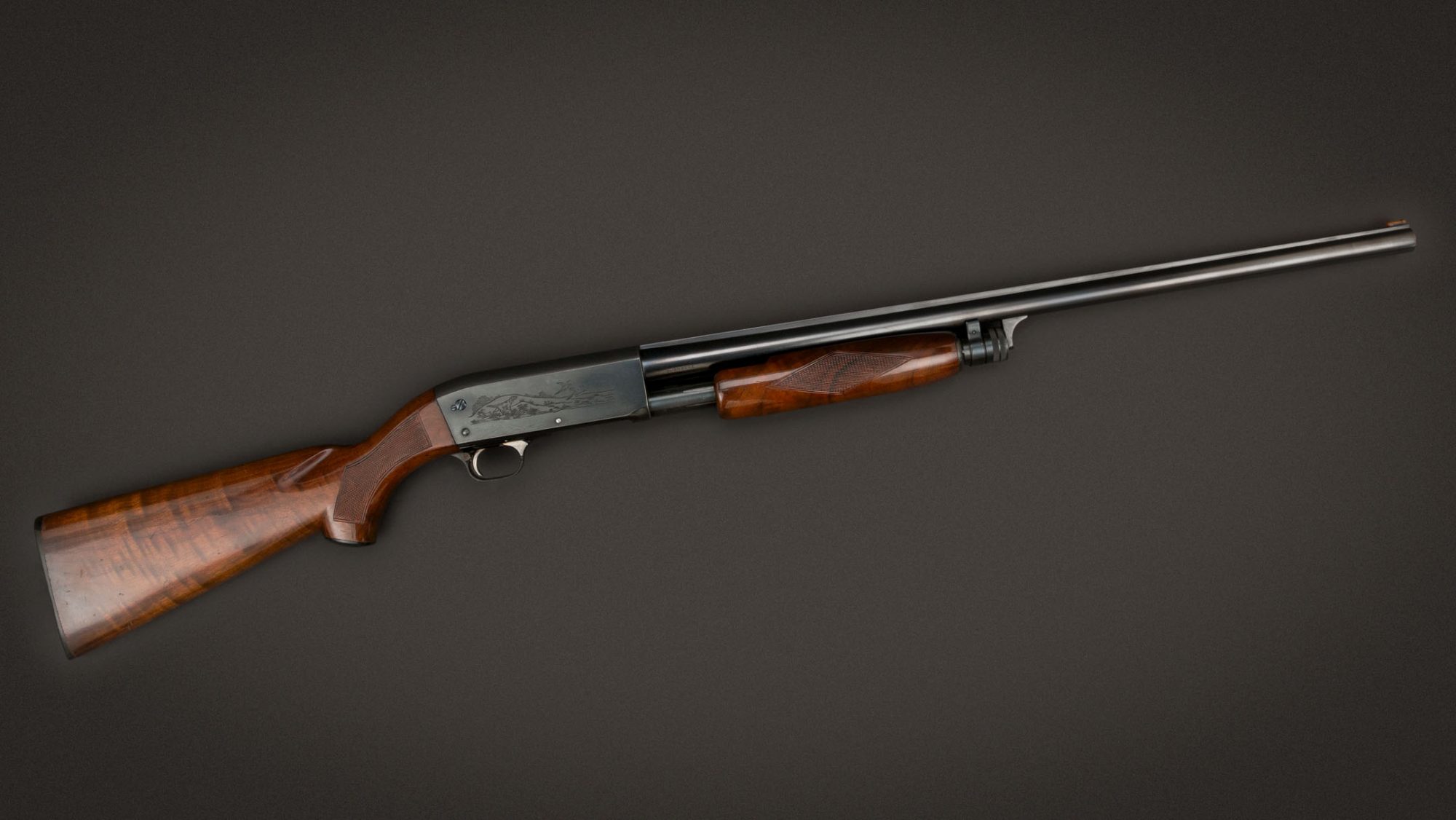 Ithaca Model 37R Deluxe 12 gauge shotgun from 1959