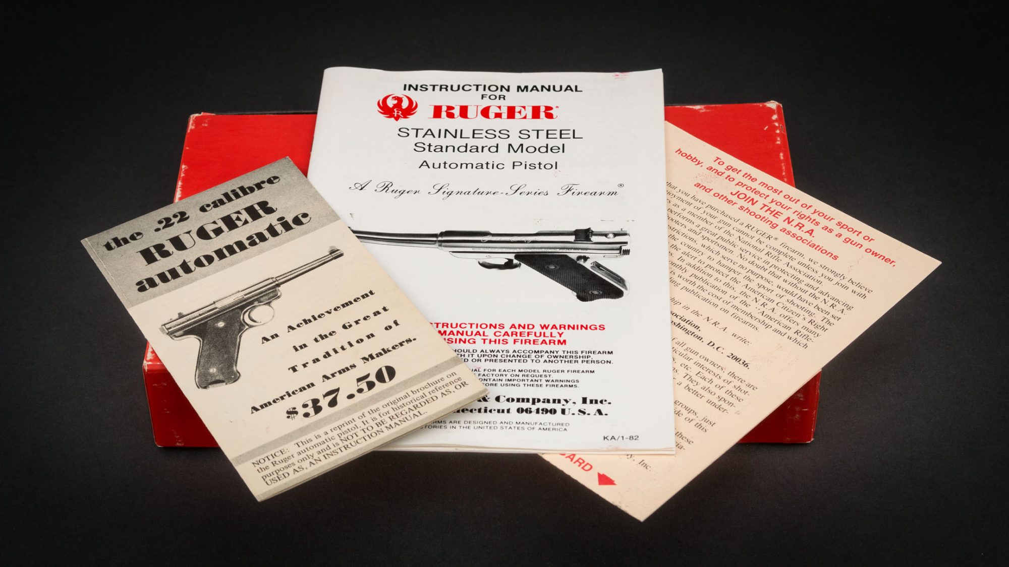 Documents for Ruger Mark I stainless 1 of 5000