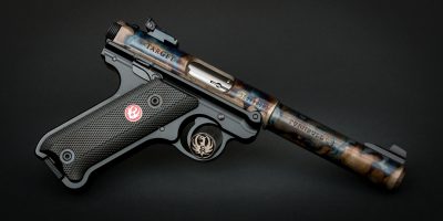 Ruger Mark IV Target featuring Turnbull bone charcoal color case hardening