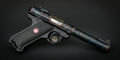 Ruger Mark IV Target featuring Turnbull bone charcoal color case hardening