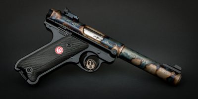 Ruger Mark IV Target featuring Turnbull bone charcoal color case hardening