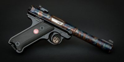 Ruger Mark IV Target featuring Turnbull bone charcoal color case hardening