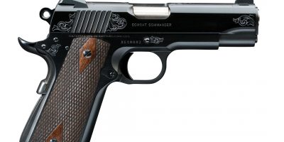 Colt Combat Commander featuring custom engraving and finishes by Turnbull Restoration