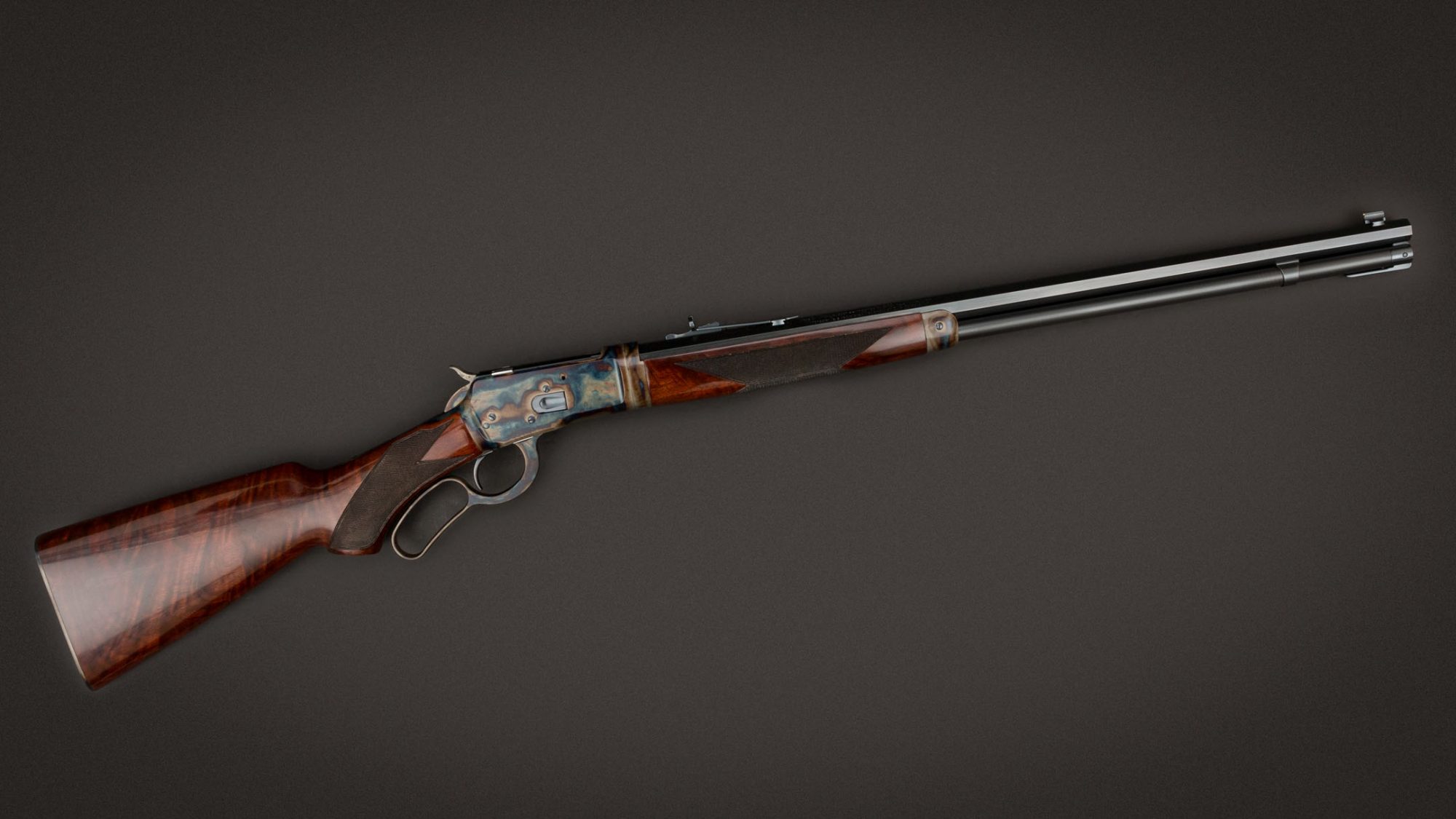 Winchester 1892 Deluxe Takedown featuring museum-grade wood and metal finishes by Turnbull Restoration