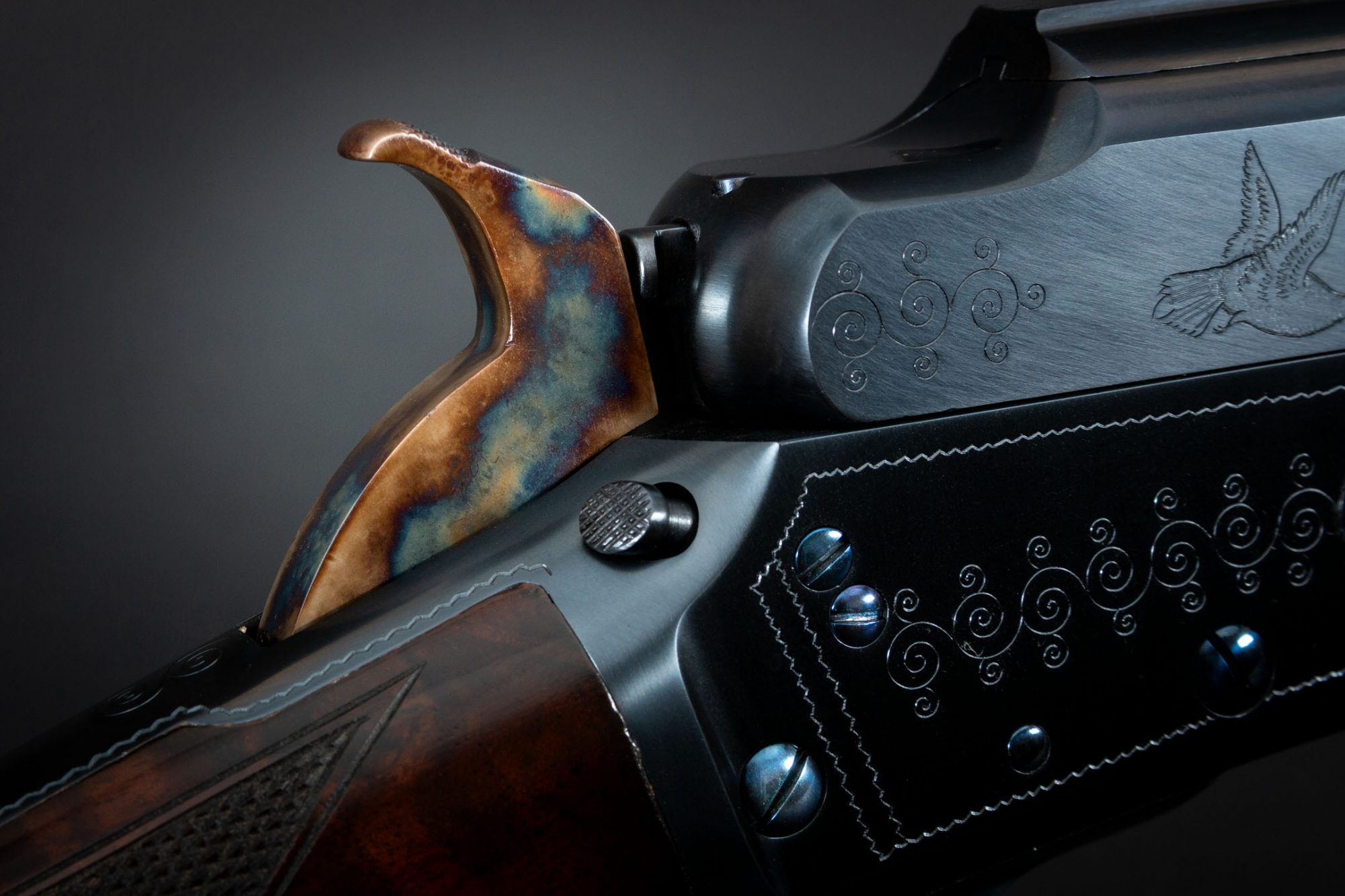 Marlin Model 1898 12 gauge pump-action shotgun, after restoration services by Turnbull Restoration of Bloomfield, NY